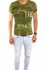 Tricou - tricou barbati - tricou slim fit - tricou fashion - 6633P5-1 foto