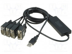 CABLU ADAPTOR USB 2.0 TO 4X RS232 DIGITUS DA-70159 foto