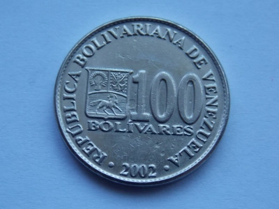 100 BOLIVARES 2002 VENEZUELA foto