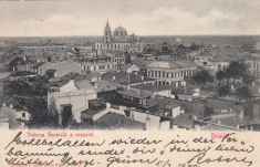 BRAILA , VEDERE GENERALA A ORASULUI , CLASICA , CIRCULATA 1902 foto