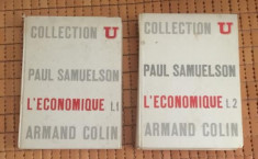 Paul Samuelson L&amp;#039; ECONOMIQUE 2 volume in franceza foto