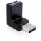 ADAPTOR USB 3.0 TATA-MAMA ANGLED VERTICAL DELOCK 65340