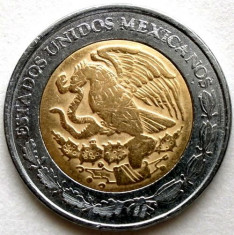 MEXIC , 1 PESO 1998 , BIMETAL ! foto