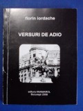 Versuri de adio / Florin Iordache / cu autograf / R2P4S