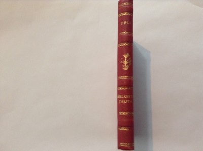 EDGAR ALLAN POE - MELLONTA TAUTA LEGATA DE LUX,RF10/4 foto