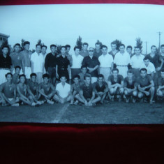 Fotografie - Echipa de Handbal a Japoniei si a Romaniei 1960 , 20 x 11,5 cm