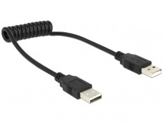 CABLU USB 2.0-A TATA/TATA COILED 83239 foto