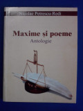 Maxime si poeme / Nicolae Petrescu-Redi / cu autograf / R2P4S