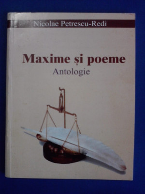 Maxime si poeme / Nicolae Petrescu-Redi / cu autograf / R2P4S foto