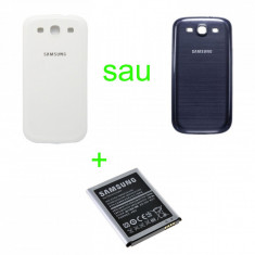 Baterie samsung galaxy s3 i9300 + capac baterie foto