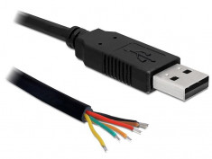 CABLU USB 2.0 TATA&amp;gt;SERIAL-TTL 6 FIRE LIBERE 1.8M 3.3V 83117 foto