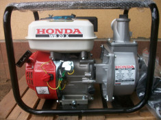 Motopompa Honda WB 20X, de 2 &amp;quot;, debit 600 l/min, benzina / GPL, noua foto