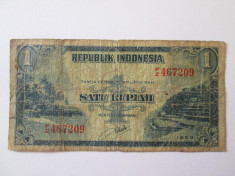 INDONEZIA 1 RUPIAH 1953 foto