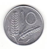 Italia 10 lire 1978, Europa, Aluminiu