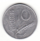 Italia 10 lire 1981, Europa, Aluminiu