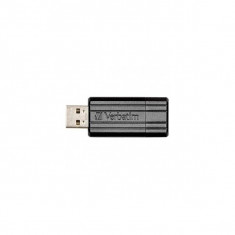 USB 2.0 64GB Verbatim Store &amp;#039;n&amp;#039; Go PinStripe black (49065) foto