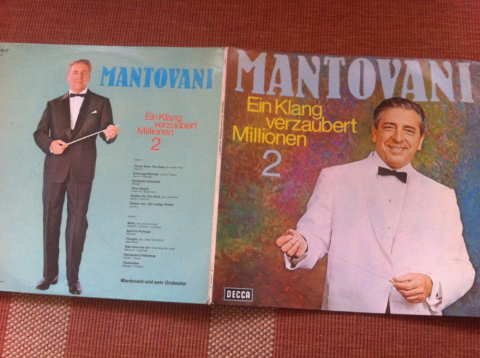 Mantovani Ein Klang verzaubert millionen 2 muzica clasica disc vinyl lp DECCA