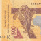 Bancnota Statele Africii de Vest ( Senegal ) 500 Franci 2012 -PNew UNC