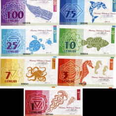 !!! FANTASY NOTES : LEMURIA - LOT COMPLET 2013 - UNC