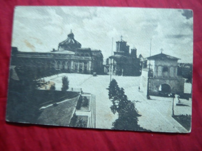 Ilustrata Bucuresti - Piata Parlamentului 1935 Luna Bucurestilor