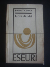 PANAIT CERNA - LIRICA DE IERI * ESEURI foto