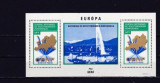 UNGARIA 1974 &ndash; EUROPA, bloc nestampilat FARA GUMA, AE1