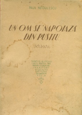 UN OM SE&amp;#039;NAPOIAZA DIN PUSTIU - Versuri - Paul NEGULESCU foto