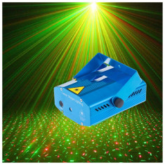 Laser disco, proiector lumini cu senzor de sunet integrat foto