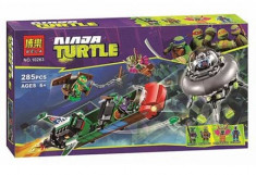 Joc constructie Ninja Turtle,285pcs.Lego compatibil foto