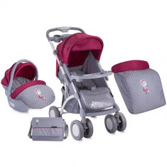 Carucior 2in1 Apollo Grey Pink Girl foto