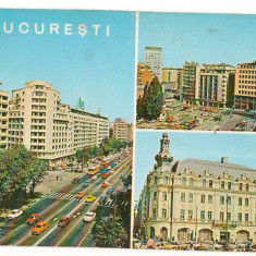 CPI (B6826) CARTE POSTALA - BUCURESTI: B-DUL N. BALCESCU, STR. 13 DECEMBRIE...