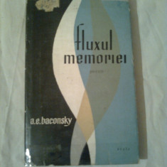 FLUXUL MEMORIEI ~ A.E. BACONSKY ( poezii )