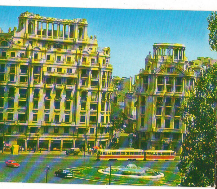 CPI (B6825) CARTE POSTALA - BUCURESTI. PIATA OPERETEI