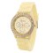 Ceas dama GENEVA curea silicon + cutie simpla cadou