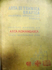 ARTA TEHNICA SI GRAFICA - CAIETUL 4-6 IUNIE-SEPT 1936 foto