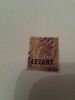 Timbre Anglia Colonii Levant 1921 Rege George V 1 Shilling Ștampilată