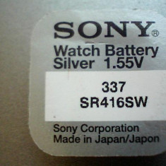 baterie ceas Sony, cu argint 337-SR416SW, Constanta.