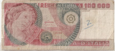 ITALIA 100000 LIRE 1980 U foto