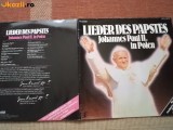 Papa Ioan Voitila Lieder Des Papstes Johannes Paul II in Polonia disc vinyl lp, Religioasa