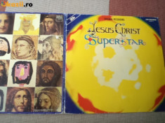 Jesus Christ Superstar original recording dublu disc vinyl 2 lp muzica rock VG foto