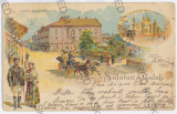 191 - GALATI, ethnics, carriage, Litho - old postcard - used - 1899, Circulata, Printata