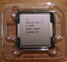 Procesor i7 6700K- Skylake - Tray-nou -garantie 3 ani pe baza de bon foto