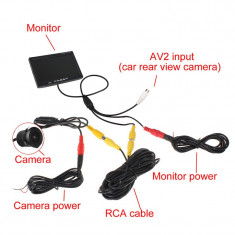 Kit marsalier monitor 4.3&amp;#039; + camera marsalier care se monteaza in bara foto