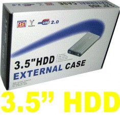 Rack SATA 3.5&amp;#039;&amp;#039;HDD CARCASA EXTERNA USB 2.0 Aluminum foto
