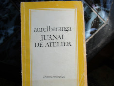 AUREL BARANGA JURNAL DE ATELIER foto