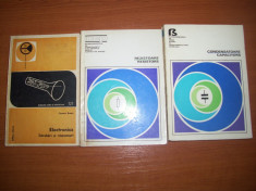 Lot 3 carti electronica-Catalog rezistoare si condensatoare/Electronica foto