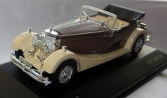 WHITEBOX Mercedes SS cabriolet maro / bej 1933 1:43 foto