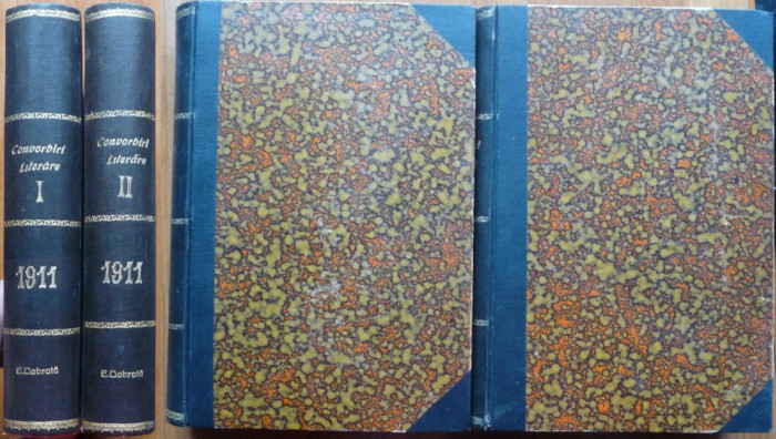 Convorbiri literare, 1911, 2 volume, Director: Simion Mehedinti