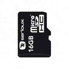 Card de memorie Serioux Micro-SDHC 16GB, Class 4 + Adaptor foto