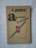 F. ADERCA - AVENTURILE D-LUI IONEL LACUSTA-TERMIDOR, 1987